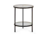 Chicago Round Glass End Table - 1